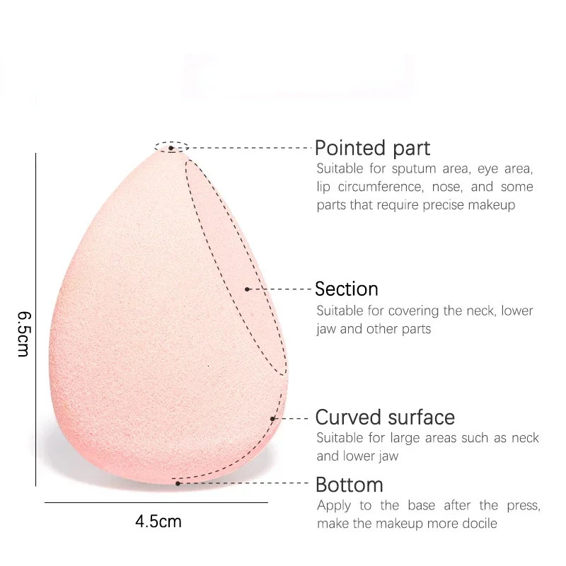 Makeup Blender Cosmetic Puff Makeup Sponge Cushion Foundation Powder Sponge Beauty Tool Women Make Up Accessories 240620