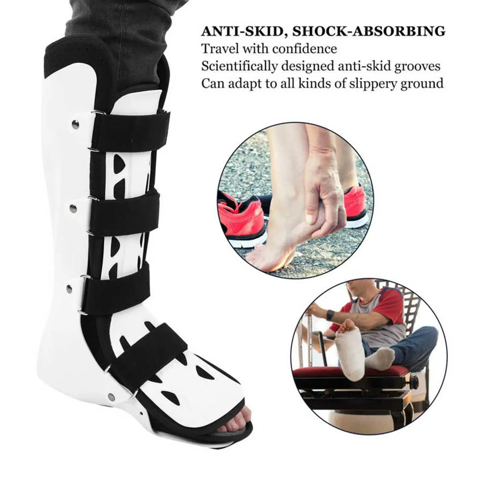 Ankle Support Foot Support Brace Durable Adjustable Ankle Joint Fixed Brace Splint Ankle Brace Achilles Tendon Training