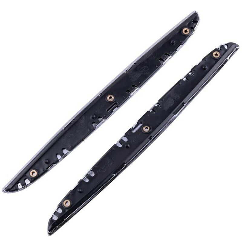 2Pcs Chrome ABS Front Bumper Above Kidney Grille Hood Cover Trim 51137117242 for BMW 3 Series E90 E91 2006-2008