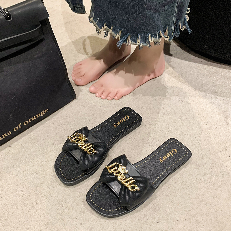 Sandal Lady Summer Flip-Flops Non-Slip Casual Beach Shoes Women Flat Slippers