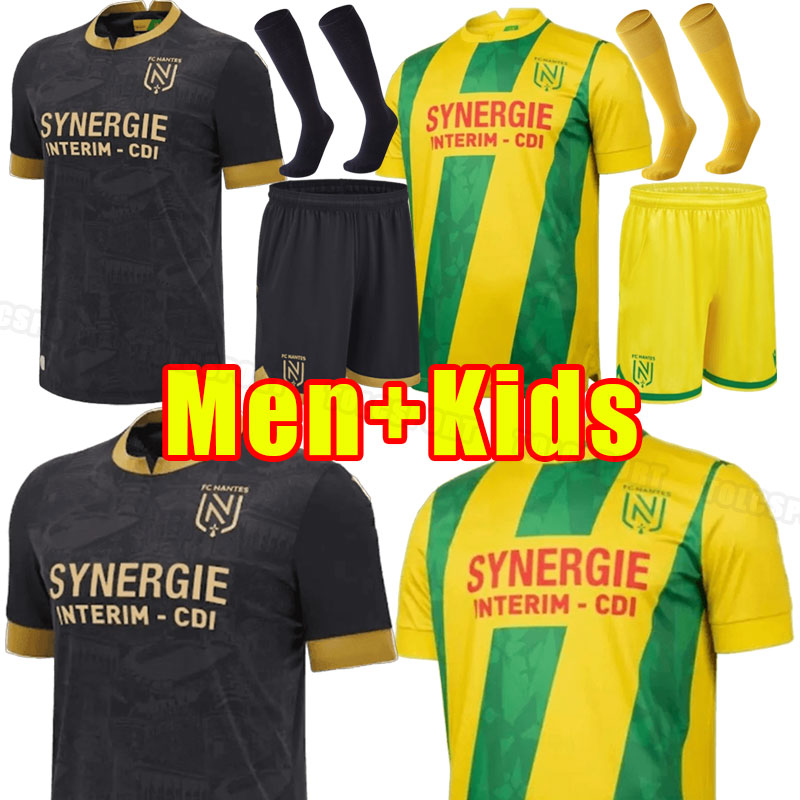 24 25 FC Nantes soccer jerseyS home maillot de foot SIMON LOUZA A TOURE BLAS COCO COULIBALY football shirts top 2024 2025 away THIRD men kids