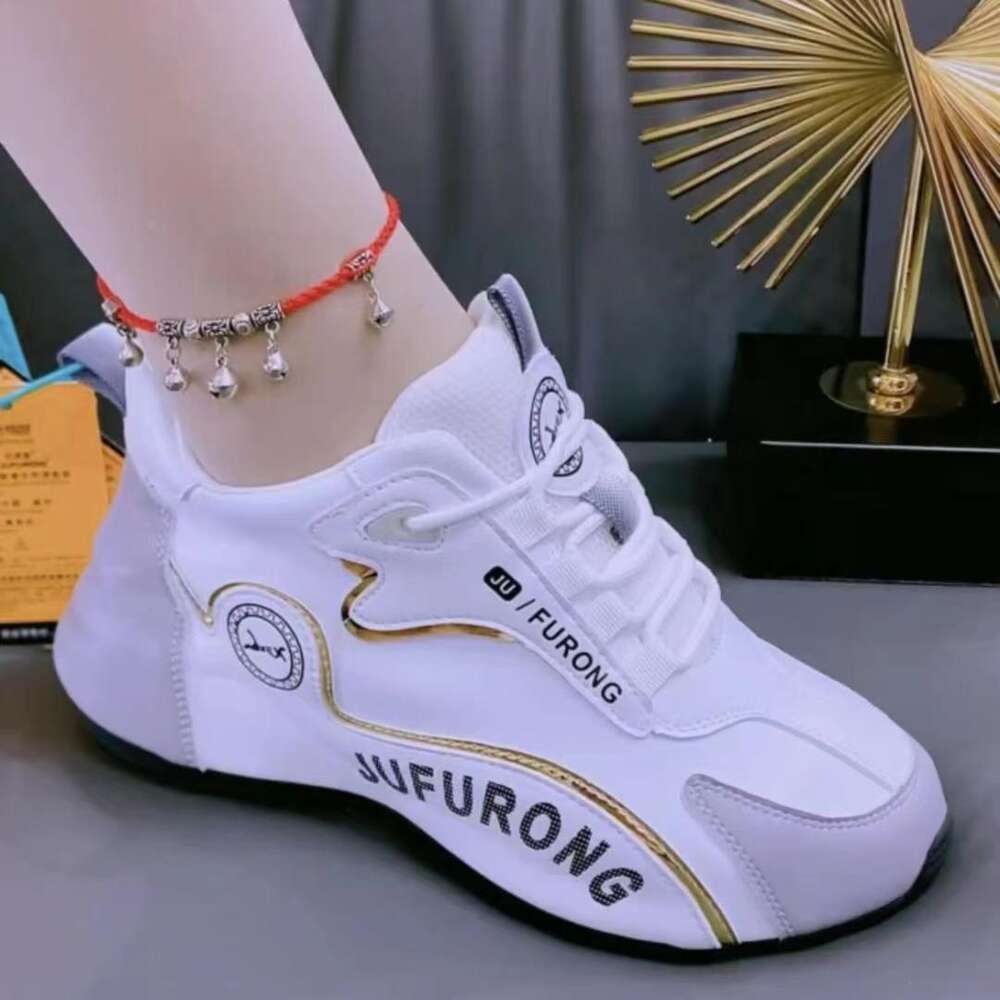 Ddmysports New Dad S Korean Edition Fashionable Trendy Sports Couple Style Leather Soft Sole Igh Display Shoes For Men And Women OUTDOOR