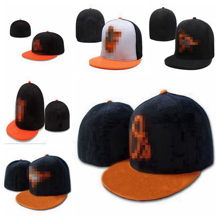 Wholesale Brand Orioles- OA letter Baseball caps hip hop Sports bone chapeu de sol swag Men women Full Closed Fitted Hats