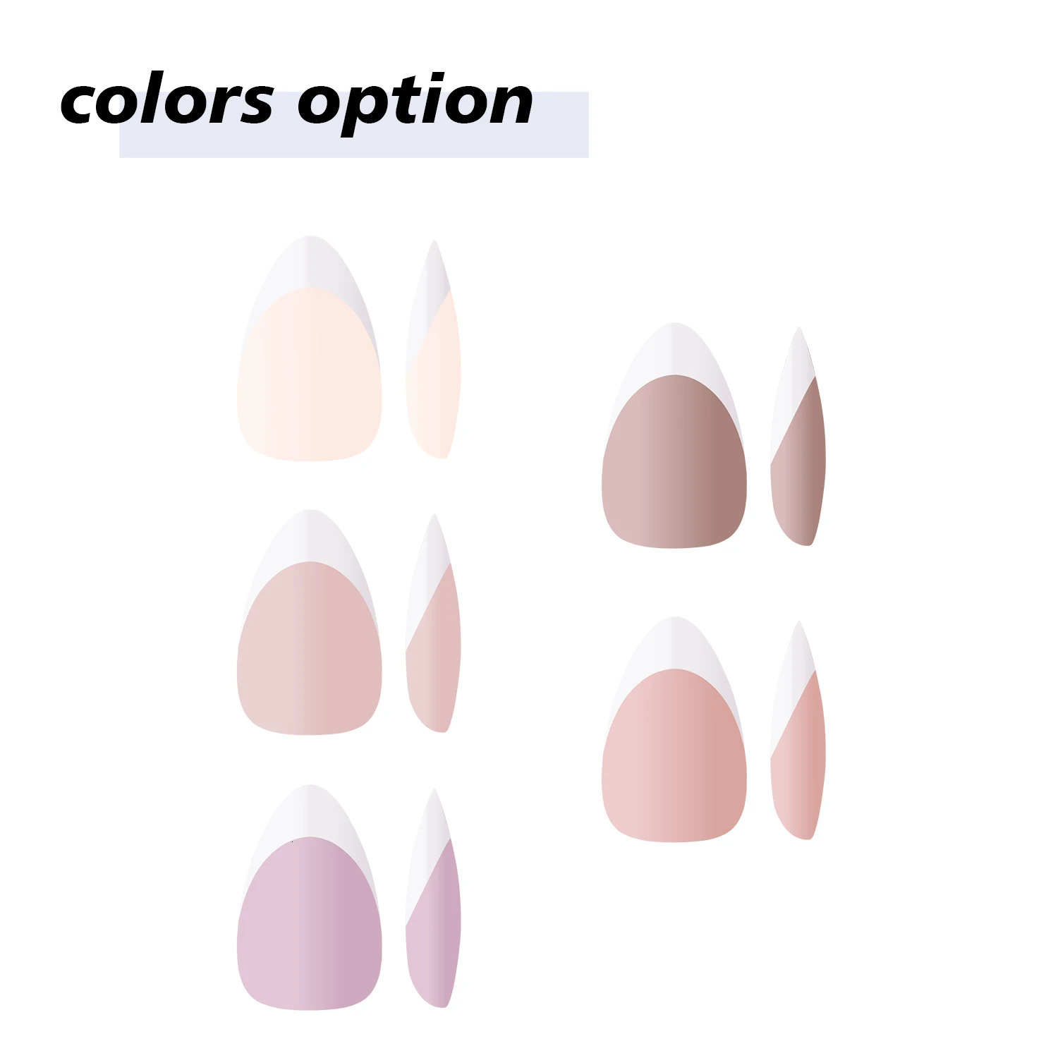 120pcs French Tips Press on Nails Pre-applied Tip Primer and Base Coat 15 Sizes Pre-french Soft Gel Fake Nail for Nail Extension 240620