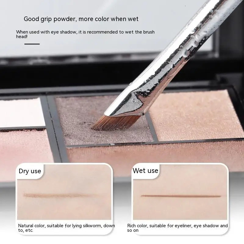 Upgrade Blade Eyeliner Brush Ultra Thin Fine Angle Flat Eyebrow Brush Liner Brow Place Makeup Brush Precise Detail Brush 240620