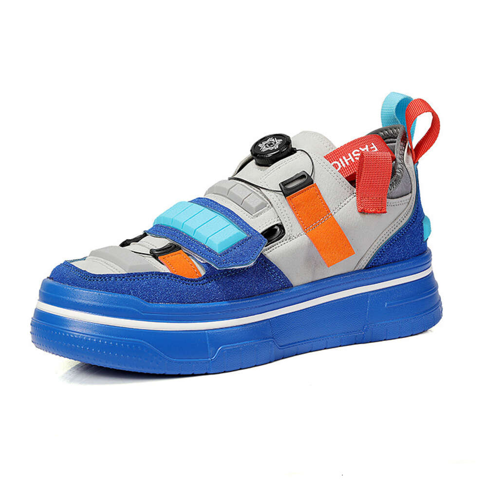 Ddmysports Instagram Strap Trendy Thick Sole Board Casual Versatile Elastic Bands For Men S Fashion Elevated Shoes OUTDOOR