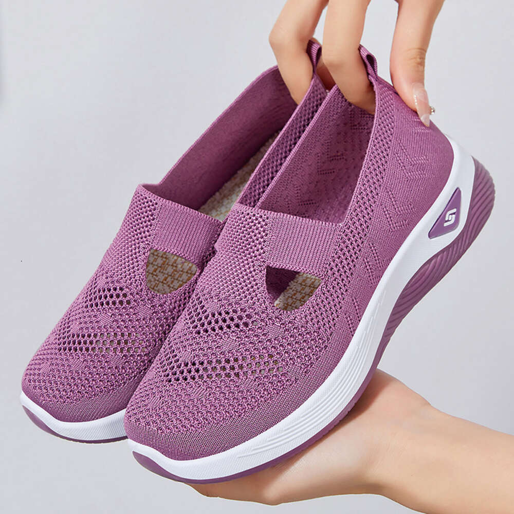 Ddmysports Summer Women S New Large Single Soft Sole Lightweight Mom Breathable Casual Shoes OUTDOOR