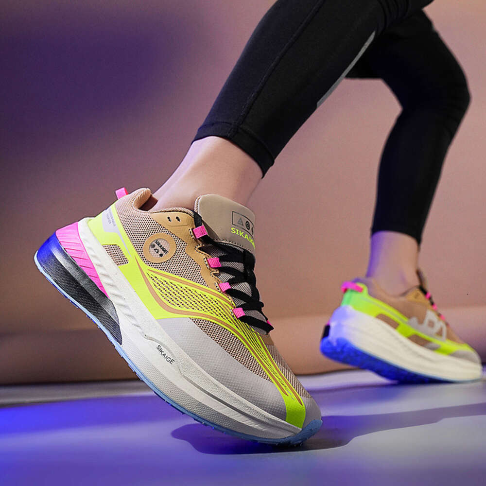 Ddmysports Sports New Cushioning Rebound Lightweight Running Mesh Breathable Couple Fashion Gradient Trendy Men S Shoes OUTDOOR