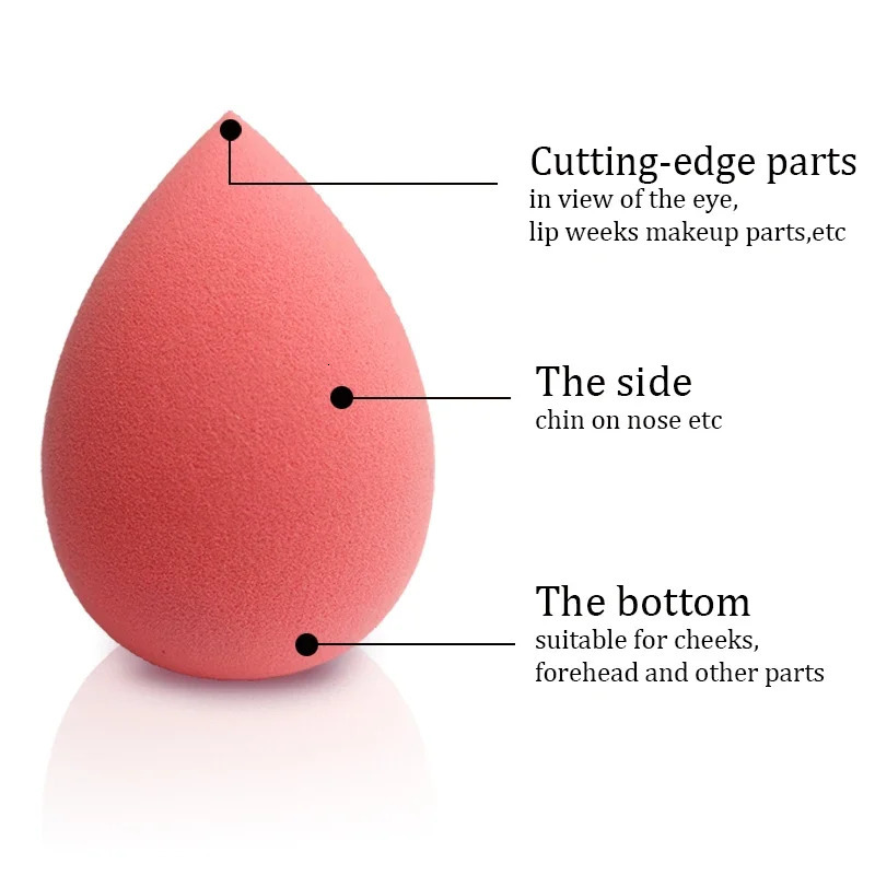 Black Makeup Applicator Super Soft Sponge Powder Blender Smooth Foundation Contour Blending Puff 240620