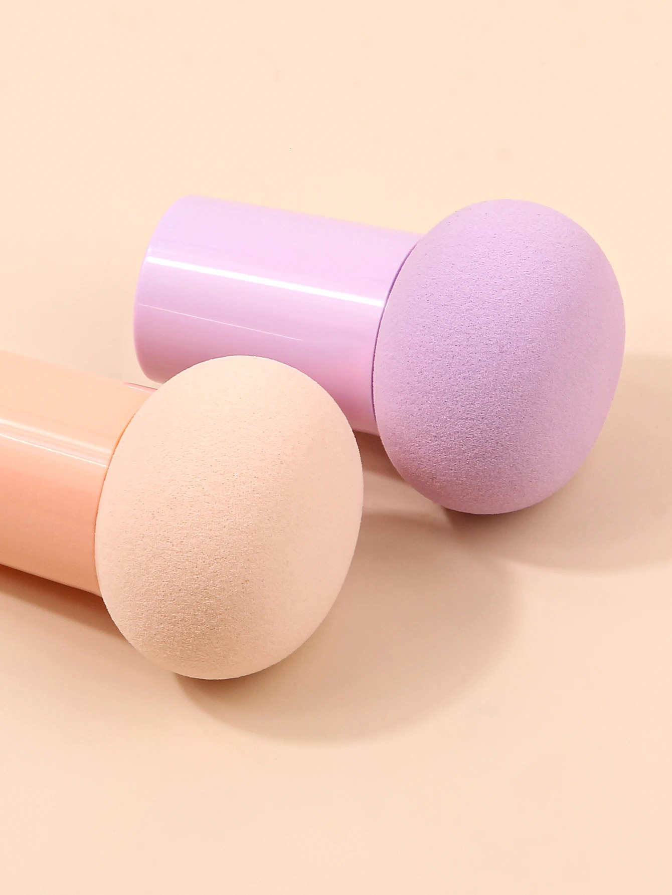 6PCS Lovely Mushroom Head Cosmetic Dual Purpose Soft Powder Puff Blending Foundation Concealer Make Up Sponge 240620