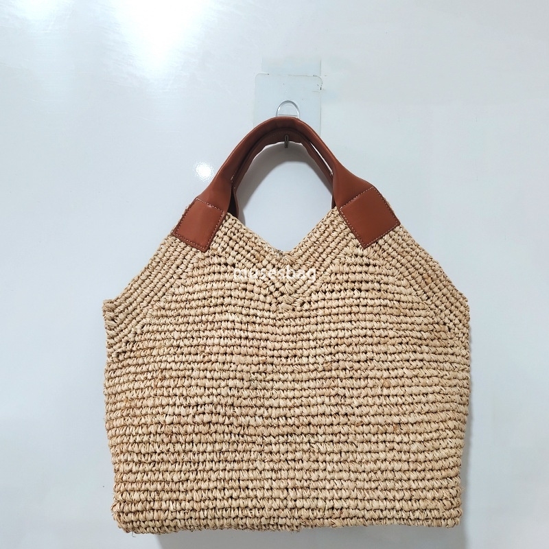Designer Women's High Quality Instagram European and American Retro Practical Large Capacity Woven Bag Fashion Handbag Summer New Vacation Beach 