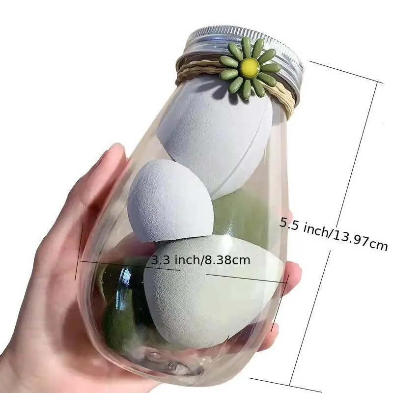 6pcs Cosmetic Puff Set Beauty Egg Wet And Dry Dual-Use Gourd Egg Makeup Foundation Sponge Air Cushion Puff Soft Makeup Tools 240620