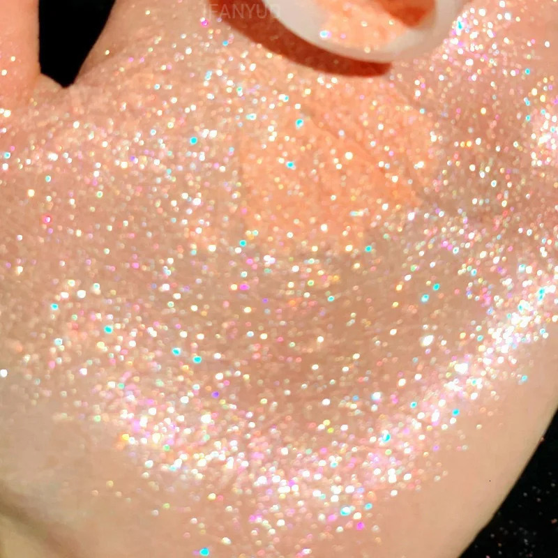 3 Colors Glitter Highlighters Powder Diamond Shimmer Eye Shadow Pearlescent Face Body Smooth Natural Contour Makeup 240620