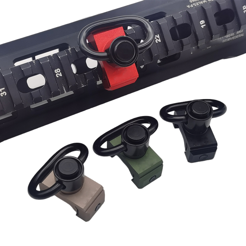 Toys Tactical CNC DD QD Sling Attachment Mount Metal Toys For 20mm Picatinny Rail Sling Mount Outdoor Sport Accessories