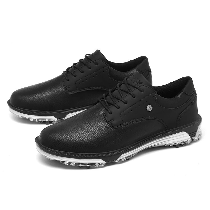 Golfer Sport Man waterproof shoes Ankle Golf Sneaker supplies Golfing Shoes Non Slip Comfortable Walking Shoe black 240