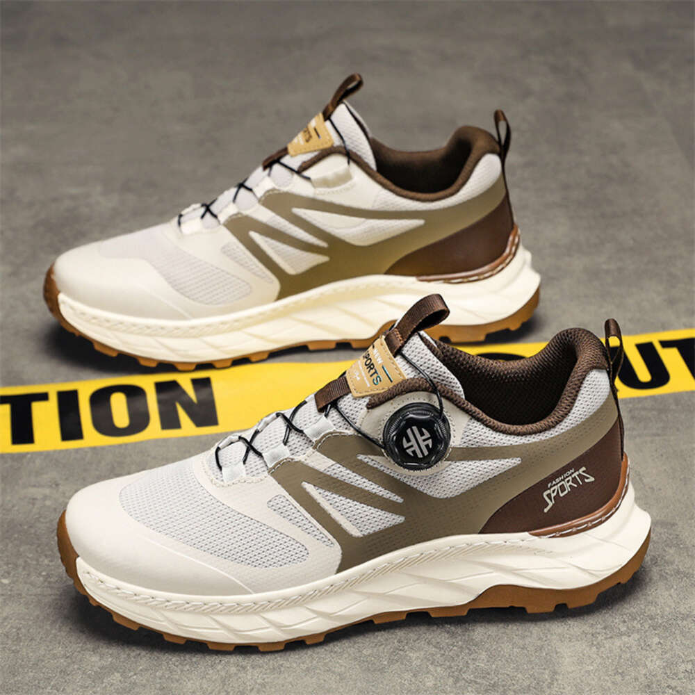 Ddmysports Casual Sport Men Spin Buckle Outdoor Running Mesh Breathable Training For GYM Work Out Shoes OUTDOOR