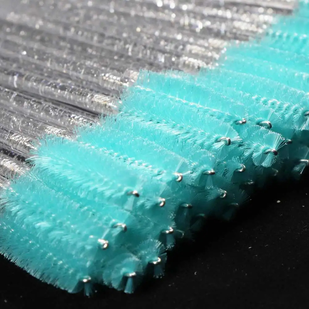 50pcs Disposable Eyelash Brushes Extension Crystal Eyebrow Brush Mascara Wand Eye Lashes Cosmetic Tool Set Makeup Beauty 240620