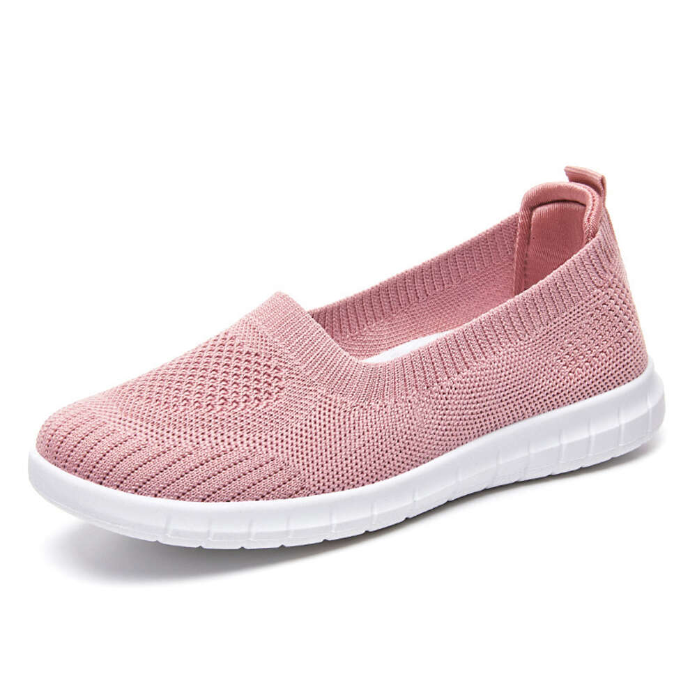 Ddmyoutdoor Mom S New Women S Casual Flat Single Shoes One Step Breathable Soft Sole Old Beijing Cloth Shoes For Women
