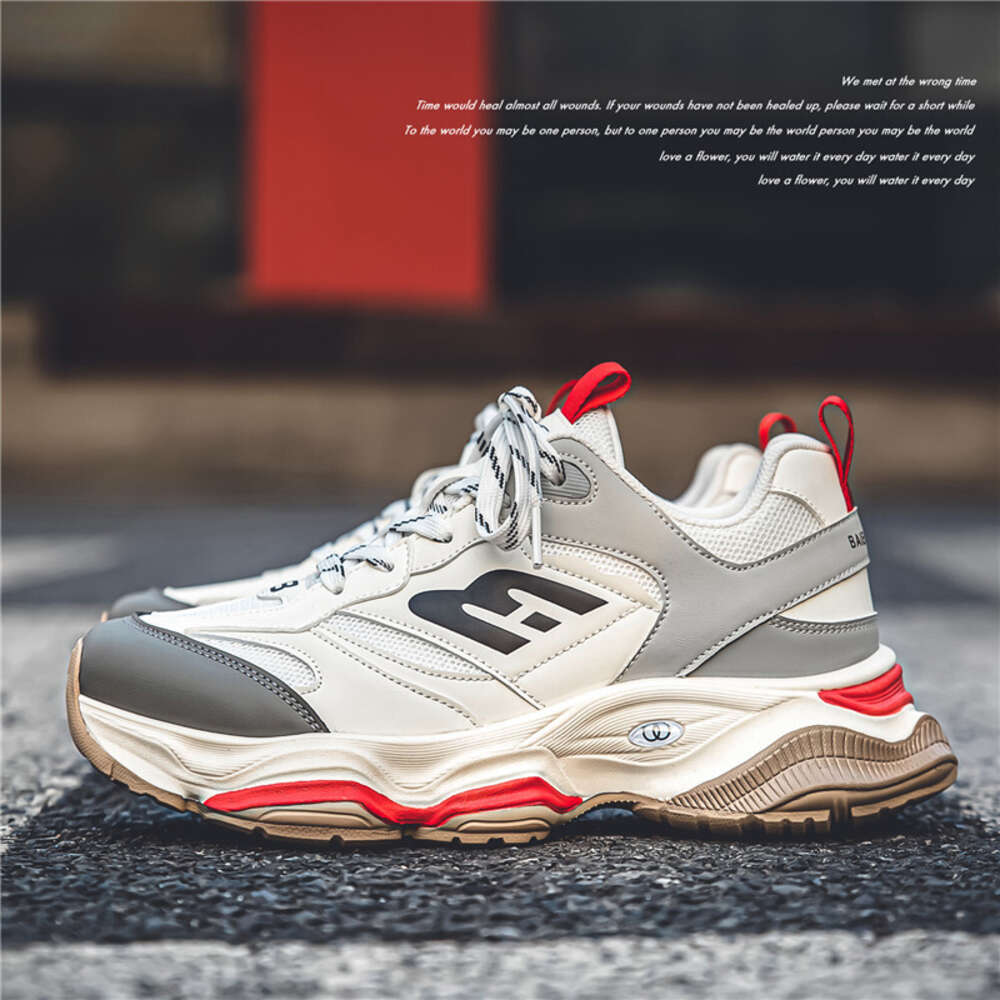 Ddmysports P Vintage Thick Soled Dad Versatile Casual Sports Shoes Men S Instagram New Trendy OUTDOOR