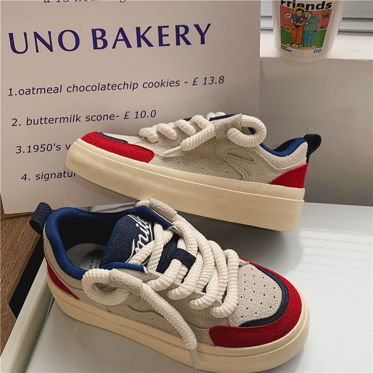 Free Shipping Designer Men Thick Rope Platform Lightweight White Women Casual Skateboarding Shoes