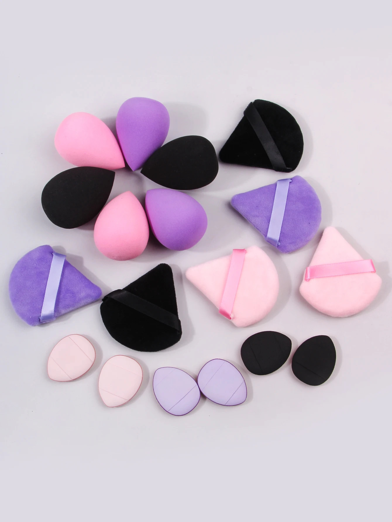 2024 18 PCS Beauty Makeup Sponge Super Soft Cosmetic Powder Puff Sponge Blende rmulti-pack 240620
