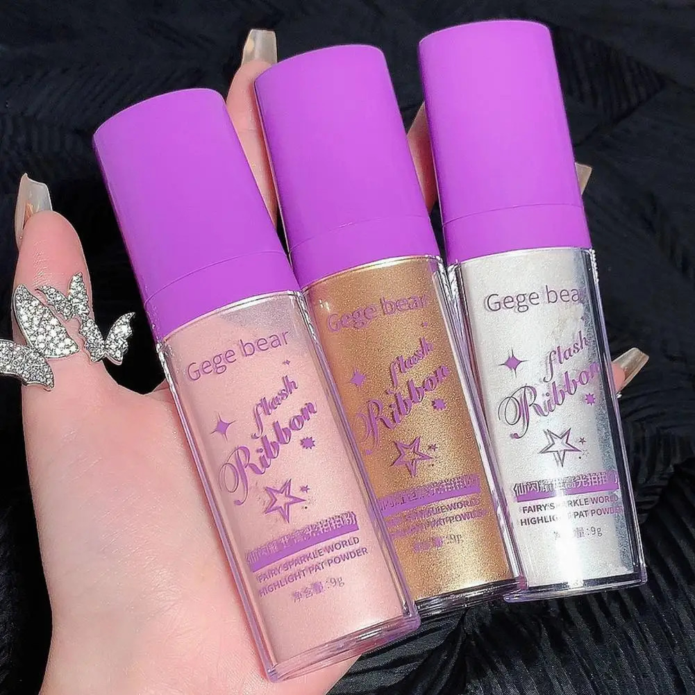 Natural Makeup Powder Stunning Glow Natural 3d Powder for Face Body Makeup Glitter Contour Shading Safe Long-lasting 240620