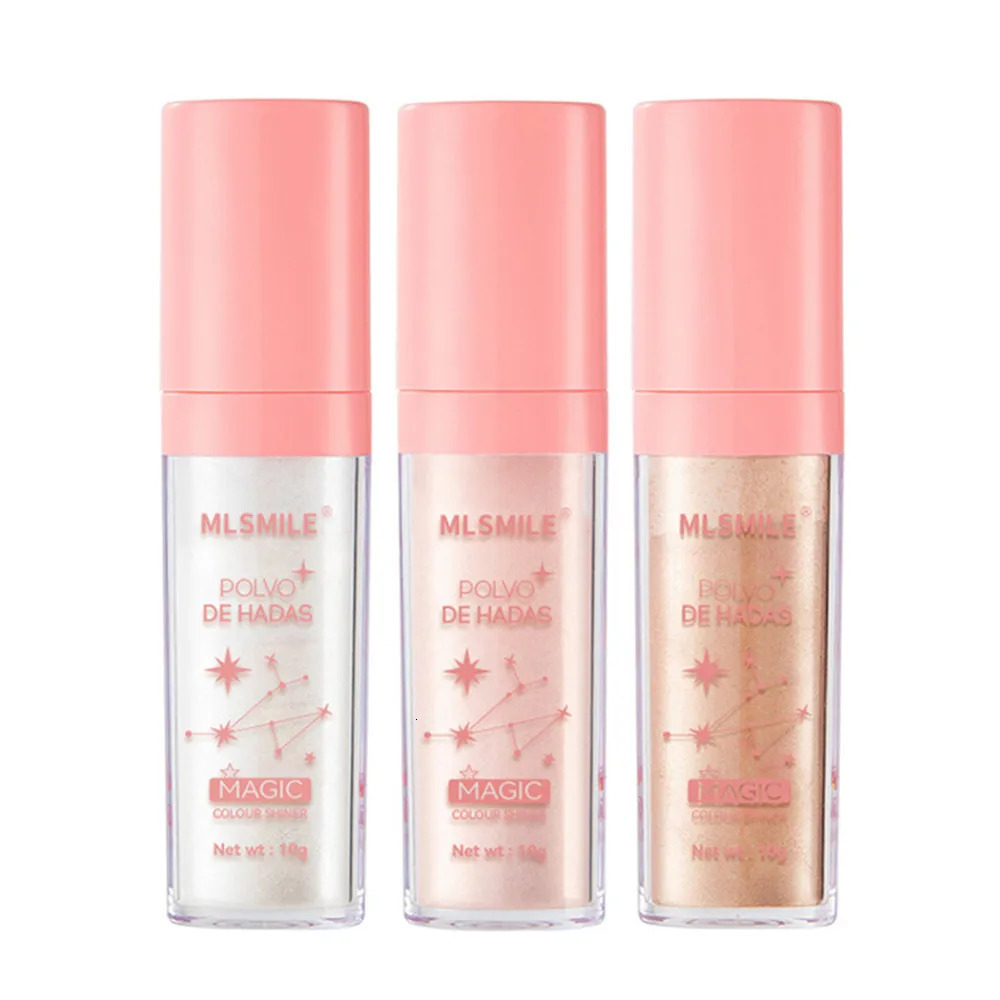 Fairy Powder Highlighter Powder High Gloss Illuminating Powder Professional Face Makeup Eyeshadow Lips Hair Body Glitter Make up 240620