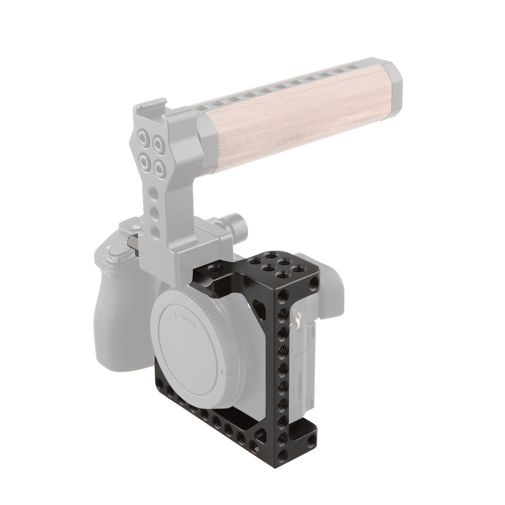 CAMVATE DSLR Camera Cage Rig With Quick Release NATO Safety Rail & 1/4"-20 Mounting Point For Snoy A6000/A6300/A6400/A6500/A6600