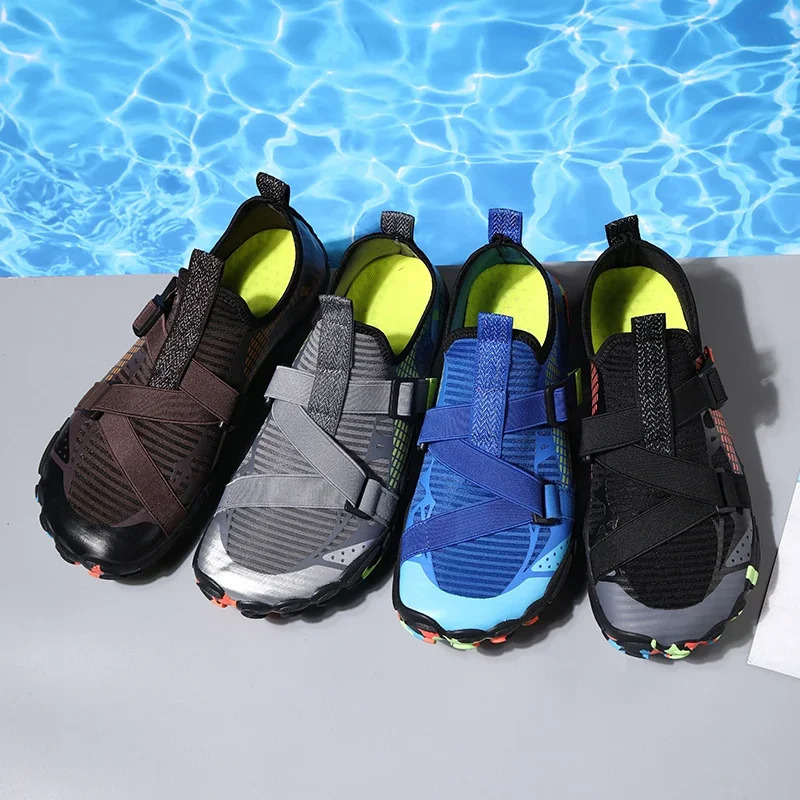 Summer Aqua Shoes men Quick Dry Upstream Water Shoes breathble Fashion Outdoor River Sea Swimming Beach Man Sneakers 240620