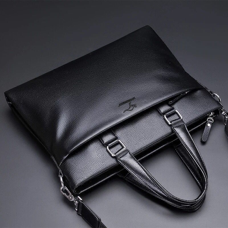 Brand New Pu Leather Messenger Bag Men 14/15/15.6 Inch Handbag Male Travel Pad Shoulder Bag for Men Office Briefcase Totes