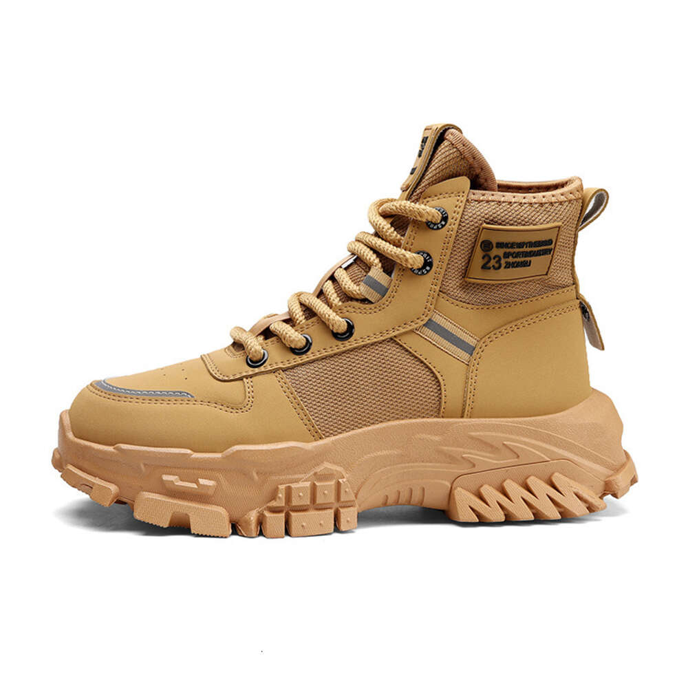 2023 Autumn and Winter New Thick Sole Martin Snow Yellow Boots Men's Sports Shoes