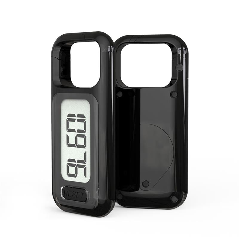 3D Pedometer for Walking with Large Display Accurate Simple Step Counter with Removable Clip and Lanyard for Men Women and Kids