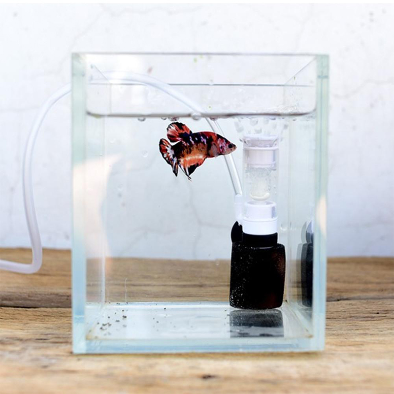 Mini Aquarium Purifier Ultra-quiet Fish Tank Filter Submersible Biochemical Filter Aquarium Accessories for Increase Oxygen