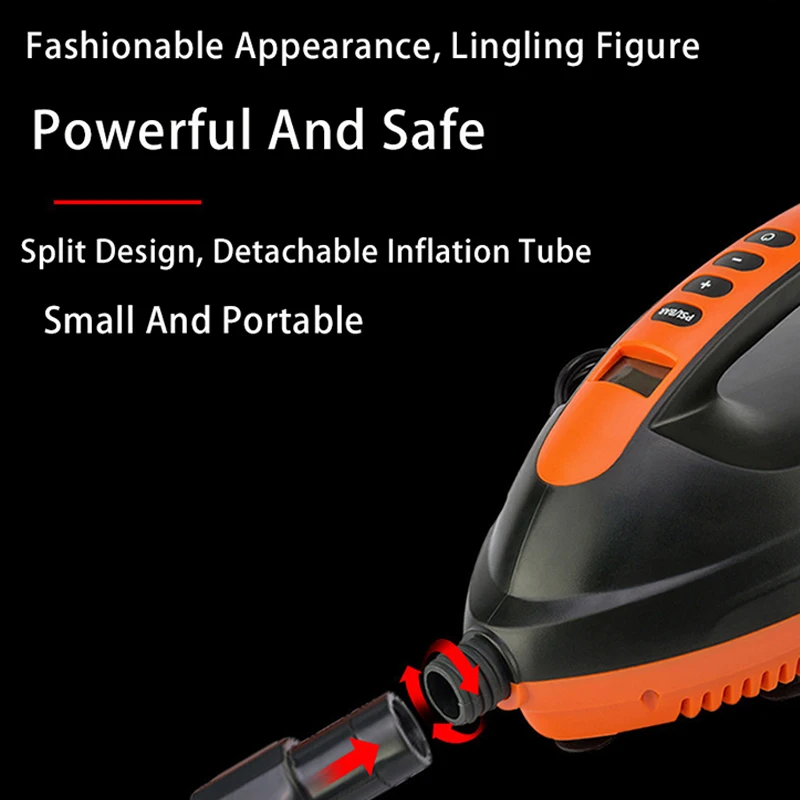 20PSI SUP Electric Pump For Boat Air Compressor 12V Auto High Pressure Pump Inflatable For Outdoor Surfboard Paddle Dual Stage