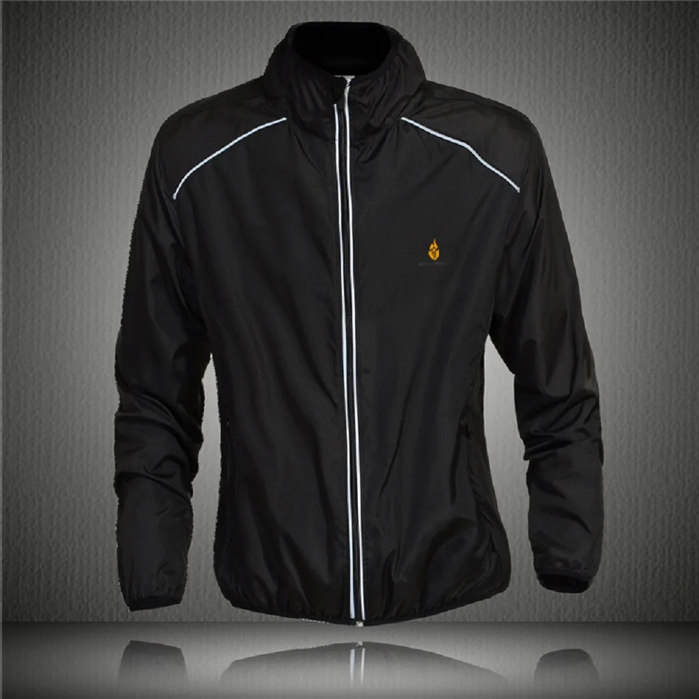 WOLFBIKE Cycling Jacket Winter Men Windbreaker Water Repellent Reflective MTB Bike Long Sleeve Windshield Coat Bicycle Clothing 240615