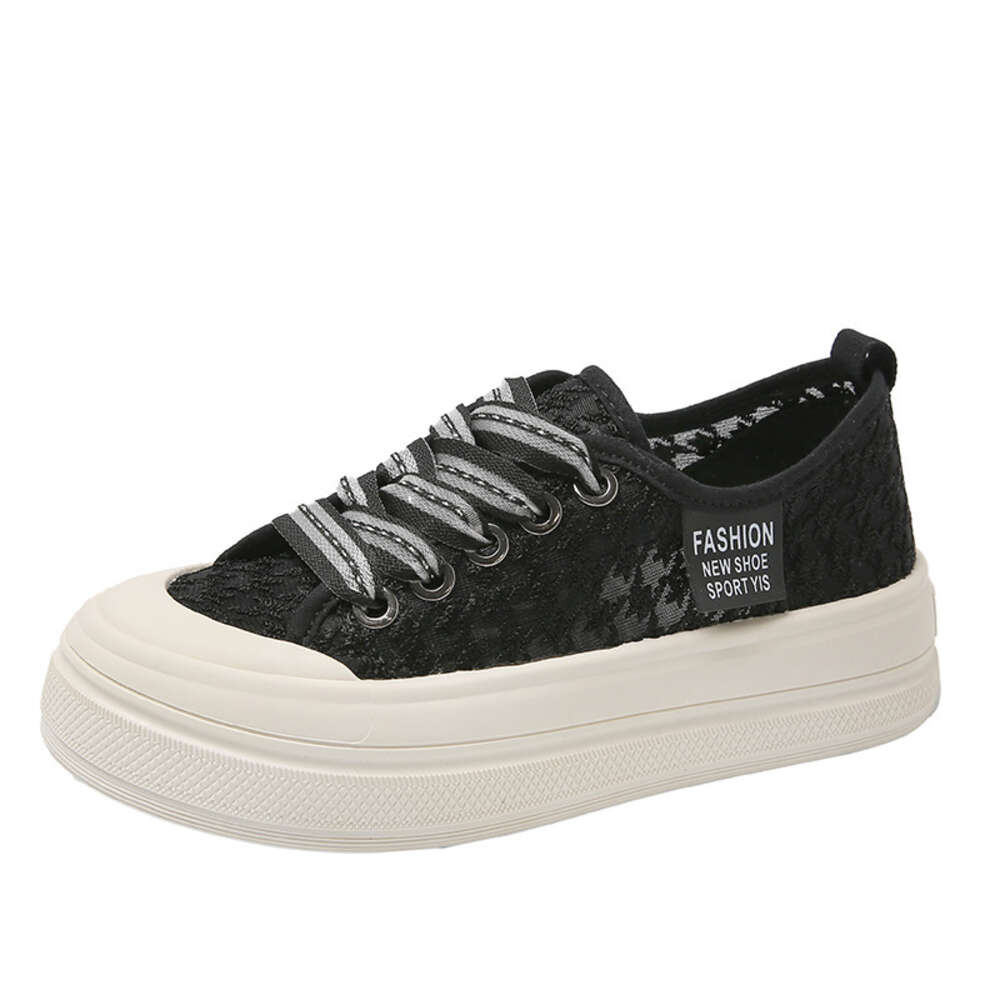 Ddmysports Summer New Instagram Korean Edition Ollow Small White Student Thick Sole Versatile Casual Breathable Women S Shoes ZY OUTDOOR