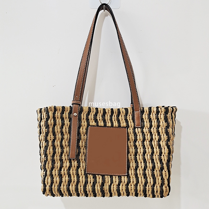 Designer Women's High Quality Retro Practical Large Capacity Handmade Mia Trendy Weaving Holiday Travel Small Shoulder Bag Simple and Fashionable