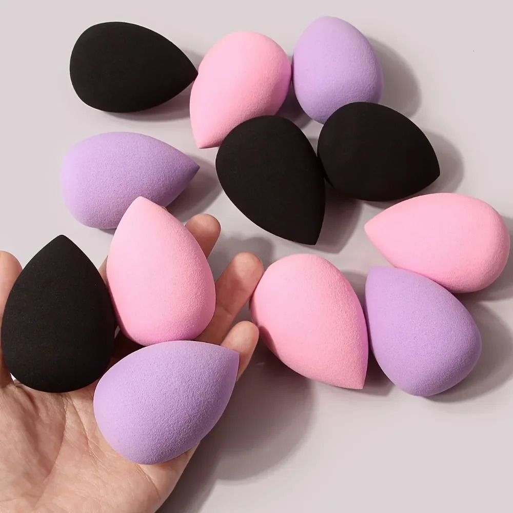 12Pcs Multicolor Makeup Sponge Blender Beauty Egg Cosmetic Puff Soft Foundation Sponges Powder Puffs Women Make Up Accessories 240620