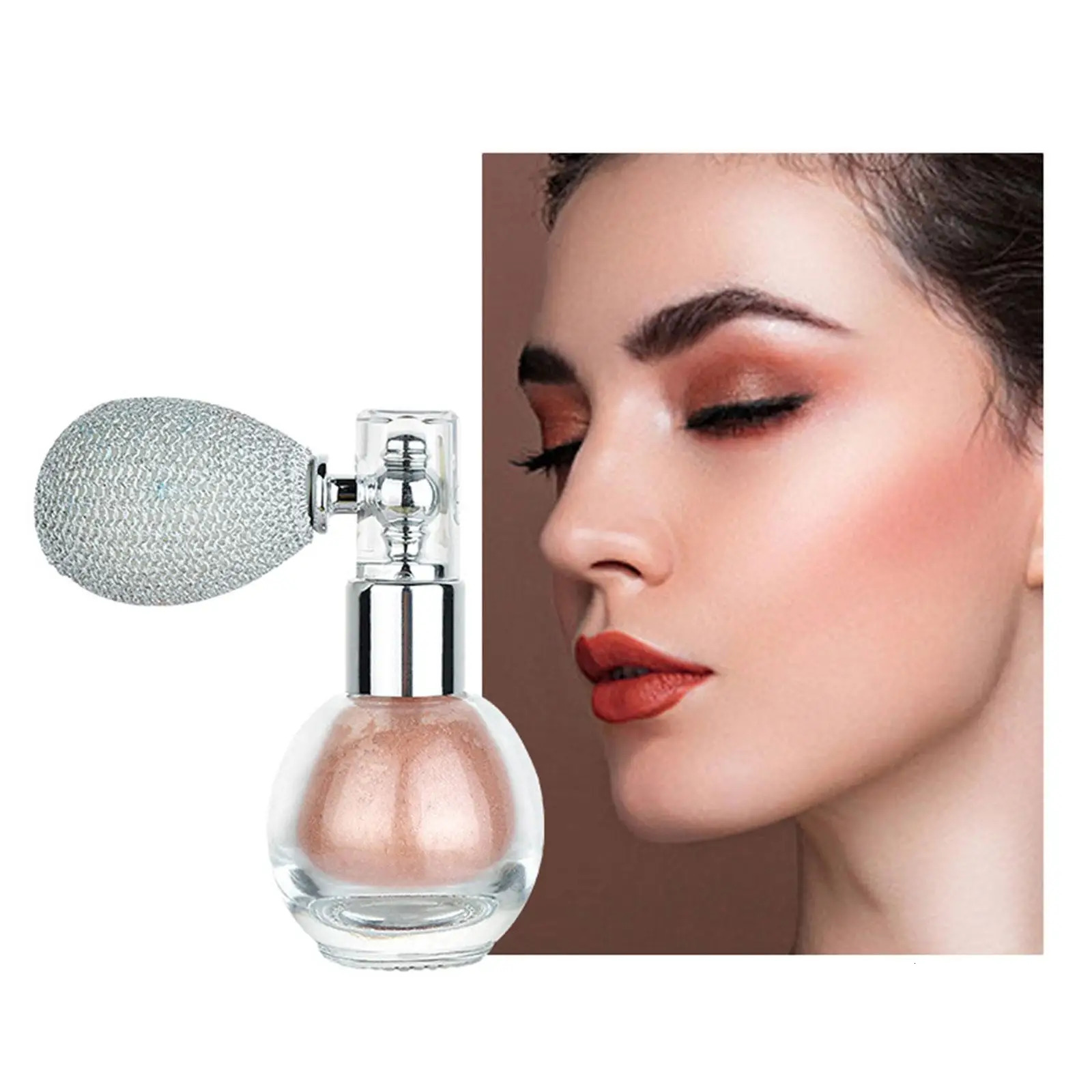 Fashion Highlighter Powder Spray High Gloss Glitter Powder Spray Shimmer Powder Makeup For Face Body Highlight Make Z6v3 240620