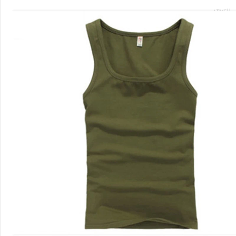 Men's Tank Tops Mens Sleeveless Slim Fit Vest Gyms Casual Bodybuilding Fitness Summer High Quality Undershirt Muscle Singlet Clothes
