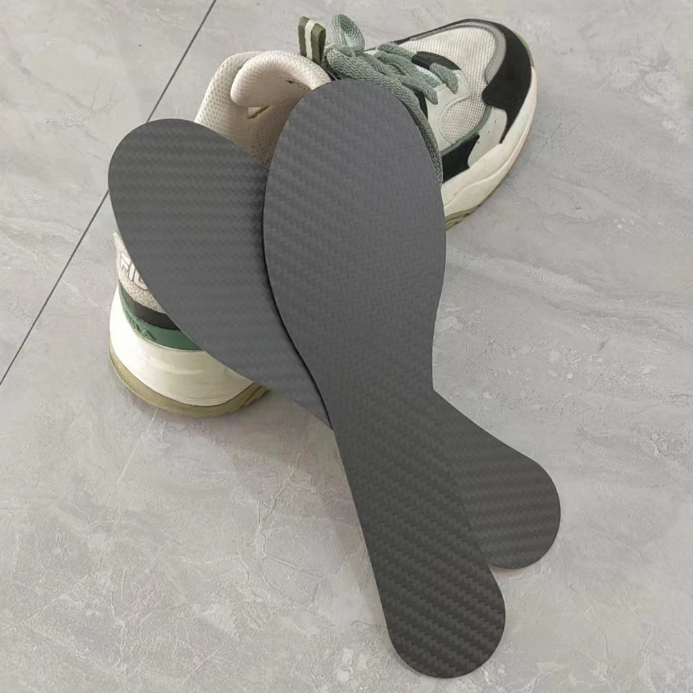 High-Quality 0.8mm1.0mm1.2mm Thickness Carbon Fiber Insole Sports Insole Male Shoe-pad Female Ortic Shoe Sneaker Insoles 240621