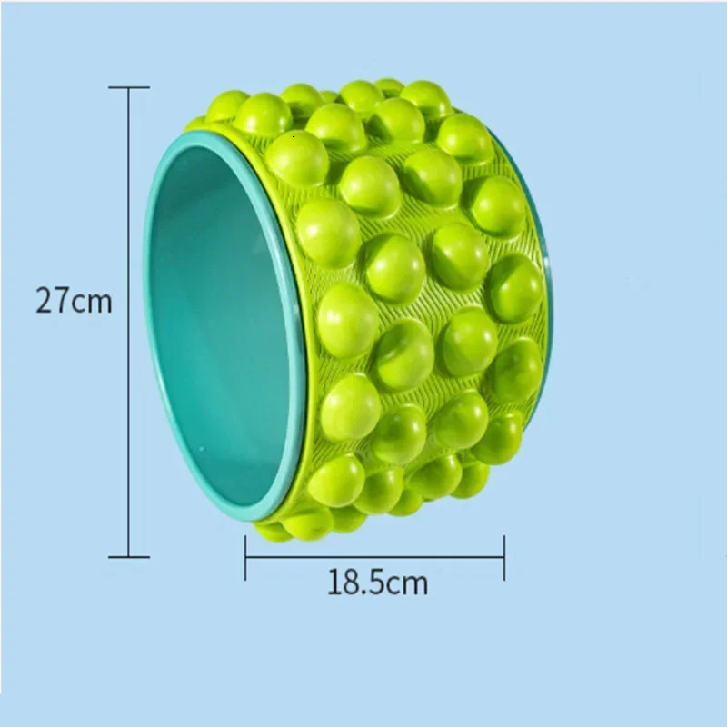 The Ultimate Back Roller Yoga Wheel For Back Pain Deep Tissue Massager Myofascial Release Massage Exercise and Mobility circle 240621