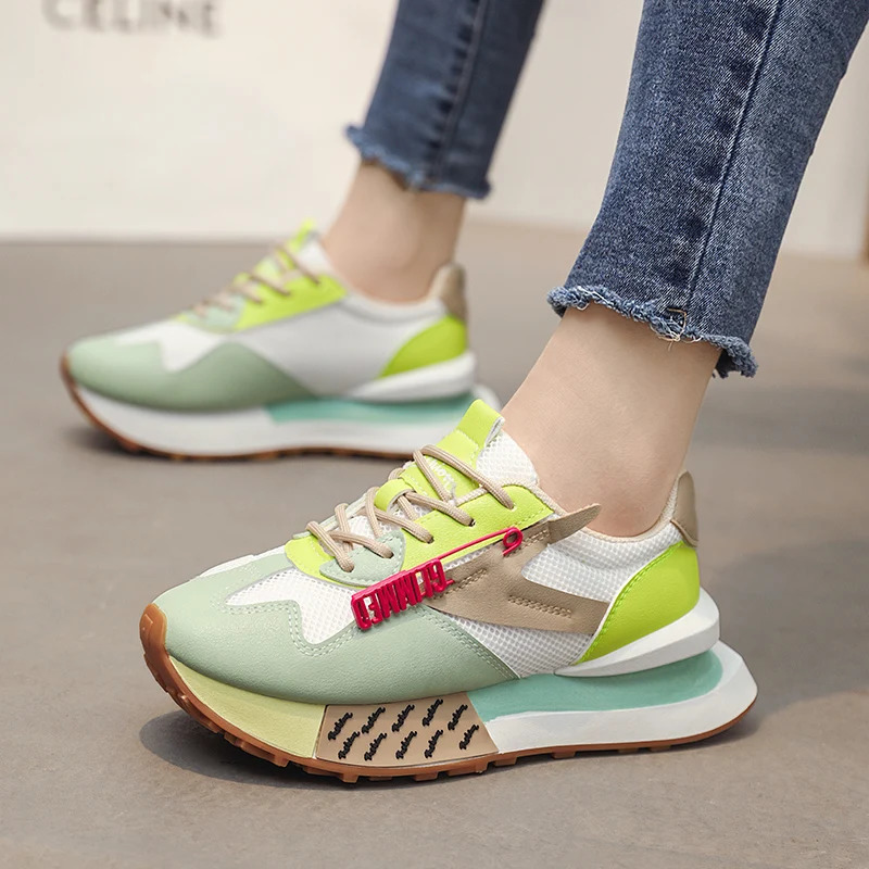 Sneakers Golfer Golfing Fashion Women Training Colorful Trendy Adult Lady Athletic Daily Practice Golf Shoes