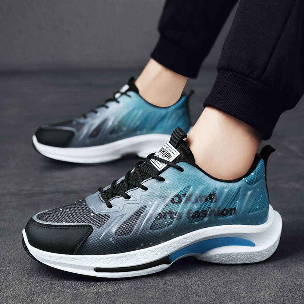 Ddmysports Men S Seasonal Fly Woven Breathable Mesh Running Shoes Korean Version Fashionable Student Casual Men Sports OUTDOOR