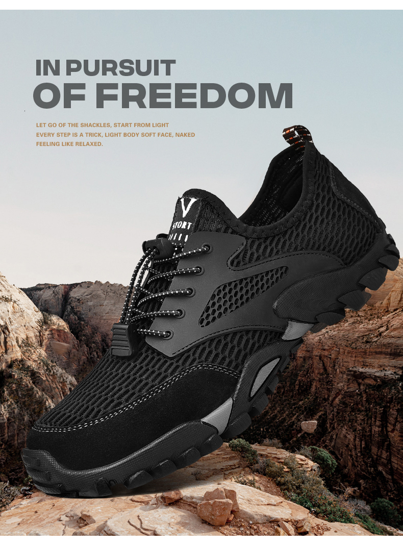 Taihao 9555 Large Mountaineering Outdoor Mesh Creek Tracing Shoes 38-46