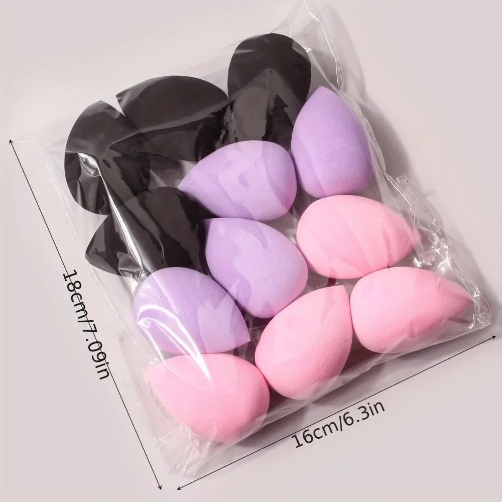 12Pcs Multicolor Makeup Sponge Blender Beauty Egg Cosmetic Puff Soft Foundation Sponges Powder Puffs Women Make Up Accessories 240620