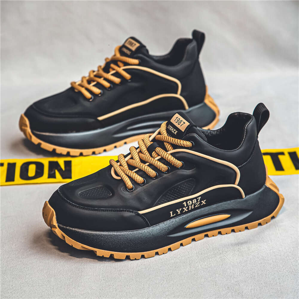 Ddmyoutdoor New Forrest Gump Men S Shoes Tiktok In Winter Class Sports Thick Soles High Profile Shoes For Men