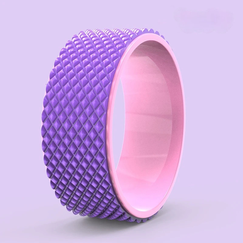 3D Yoga Wheel Back Bend Fitness Equipment Open Back Beginner Yogas Circle Female Massage Open Shoulder Fitness Home Dharma Wheel 240621