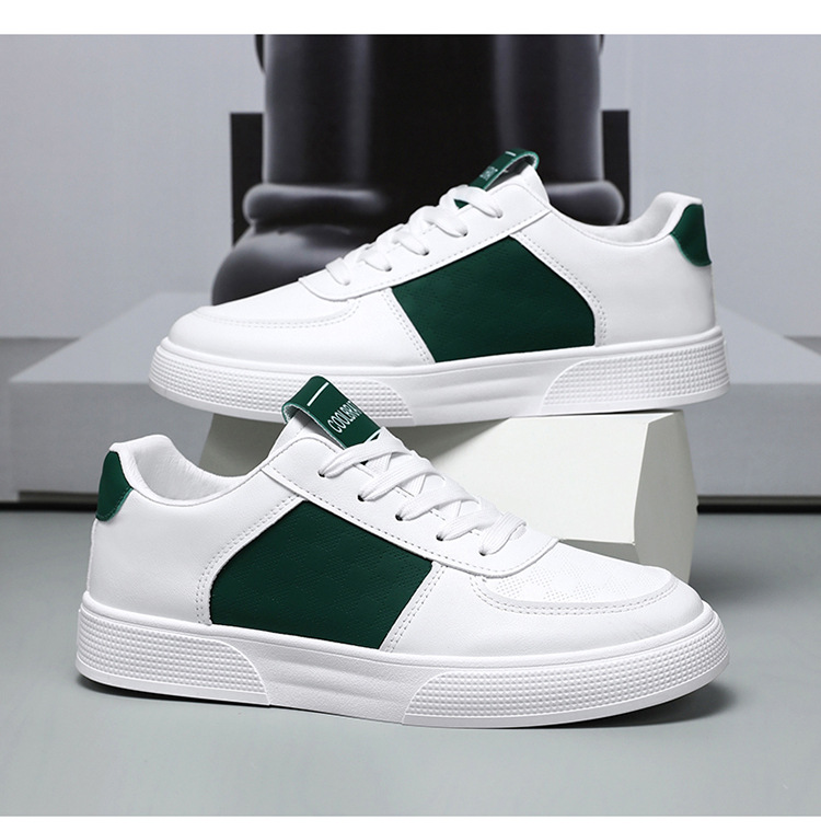 Men Shoes New Breathable White Shoes Korean Version Trendy Versatile Shoes Casual Style Trendy Shoes Fashion Comfortable Black Free shipping