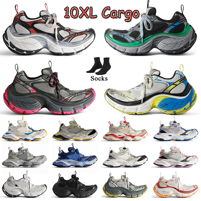 Luxury Fashion Designer 10XL Cargo Casual Dress Shoes 24SS Oversized Style Cargos Yellow Grey Blue Black White Pink Dhgate Platform Sneakers dhga